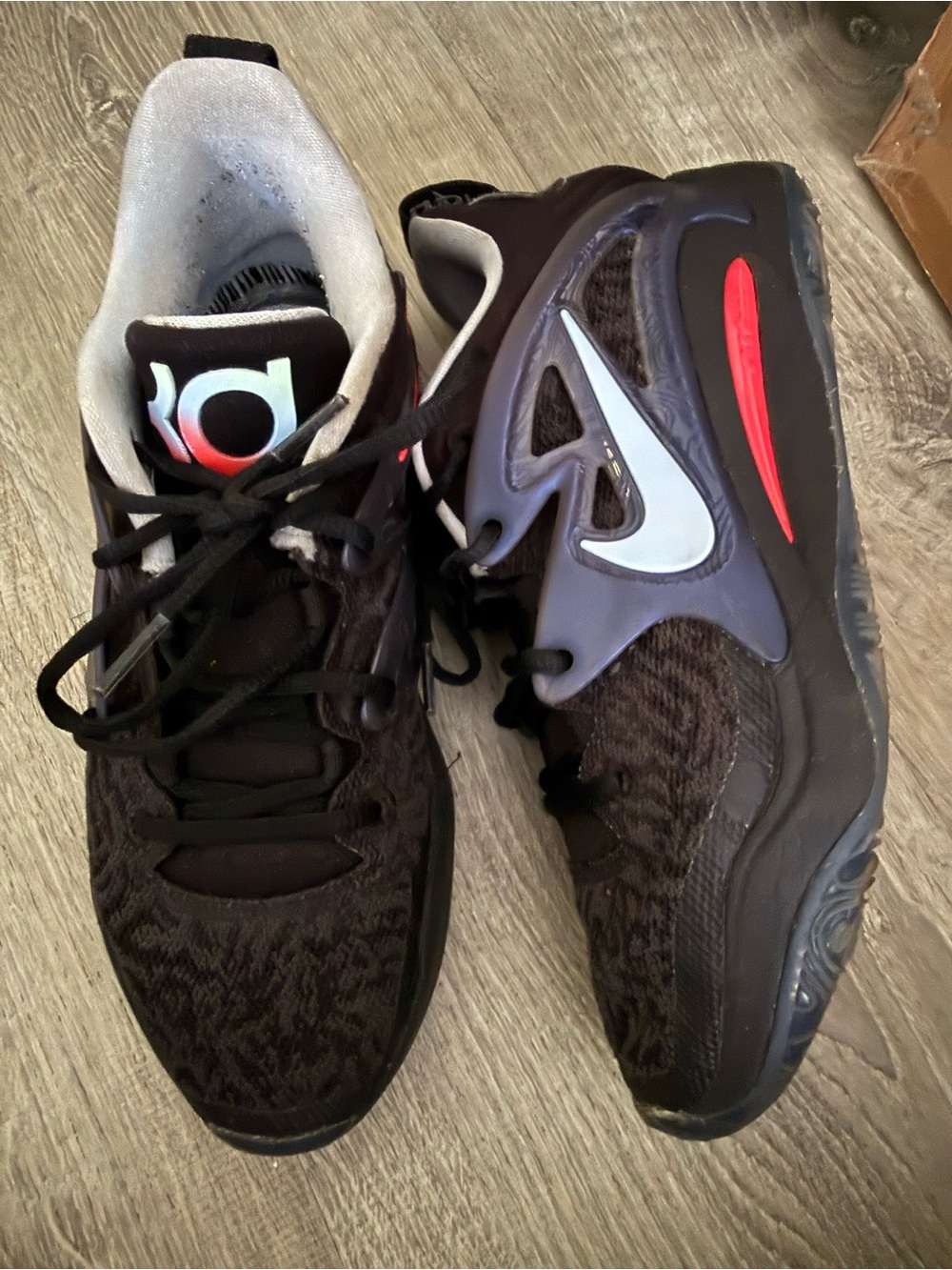 Nike KD 15 'Maryland Roots' Black with Blue & Red Accents